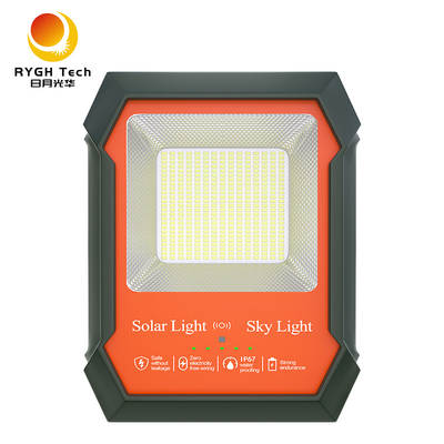 100W 200W LED सोलर फ्लड लाइट, बैकयार्ड के लिए हाई ल्यूमेन 130lm/w
