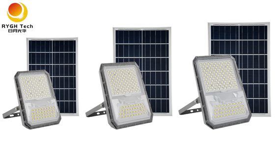 उद्यान पथ और पार्किंग स्थल के लिए उच्च मस्तूल 100W/200W/300W एलईडी सौर बाढ़ प्रकाश