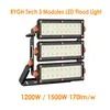 1500W क्रिकेट स्टेडियम एलईडी फ्लडलाइट 255000lm