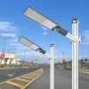 सिटी रोड लाइट फिक्स्चर एल्यूमिनियम हाउसिंग एलईडी स्ट्रीट लैंप 100W