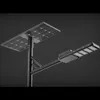 Rygh-Zc-50W सौर पैनल संचालित उद्यान पोस्ट एलईडी स्ट्रीट लाइट 170lm/W