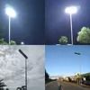 वाटरप्रूफ 12V सोलर 170lm/W एल्यूमिनियम इंटीग्रेटेड 100W एलईडी स्ट्रीट लाइट