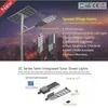 उच्च गुणवत्ता वाली 100% नई LiFePO4 बैटरी 12V एल्यूमीनियम 40W LED सोलर स्ट्रीट लाइट