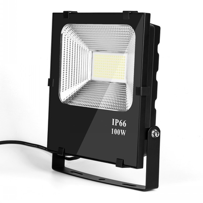 वाणिज्यिक 100W फ्लड लाइट रिप्लेसमेंट पार्ट्स Dimmable Ip65 एल्यूमीनियम Smd