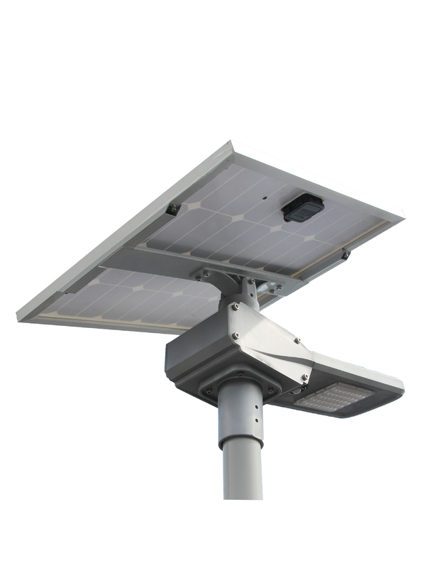 अलग सौर संचालित एलईडी स्ट्रीट लाइट 140LM ​​/ डब्ल्यू पनरोक IP65 40w 5 साल की वारंटी
