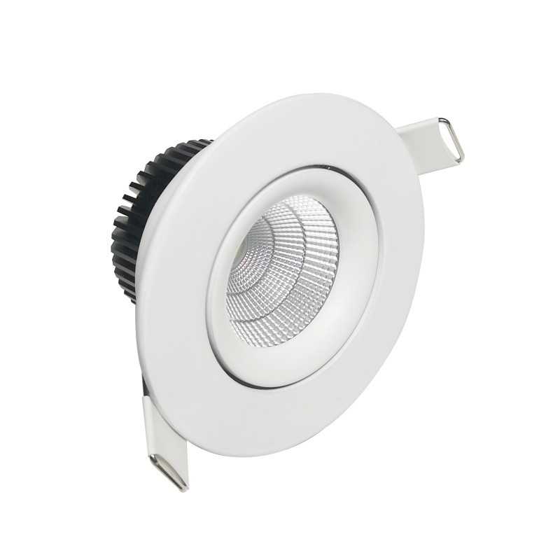 38/60 ° बीम कोण स्मार्ट एलईडी downlights 8w Dimming / रंग तापमान समायोज्य